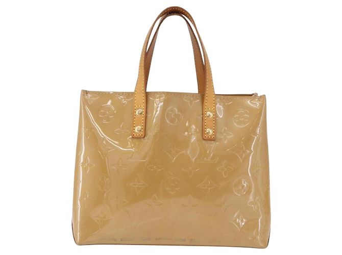 LOUIS VUITTON Monogram Vernis Reade PM Hand Bag Noisette M91334 LV - vista 13