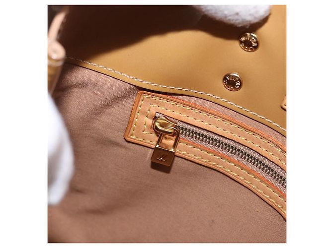 LOUIS VUITTON Monogram Vernis Reade PM Hand Bag Noisette M91334 LV - vista 20