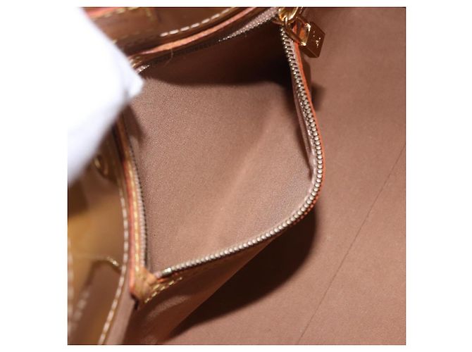 LOUIS VUITTON Monogram Vernis Reade PM Hand Bag Noisette M91334 LV - vista 21