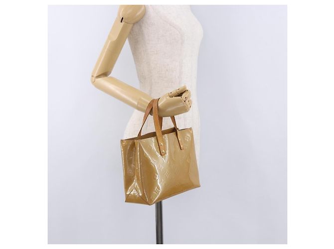 LOUIS VUITTON Monogram Vernis Reade PM Hand Bag Noisette M91334 LV - vista 22
