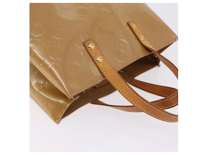 LOUIS VUITTON Monogram Vernis Reade PM Hand Bag Noisette M91334 LV - vista 6