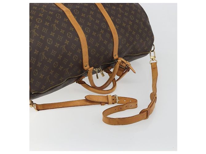 LOUIS VUITTON Monogram Keepall Bandouliere 60 Boston Bag M41412 LV - vista 9