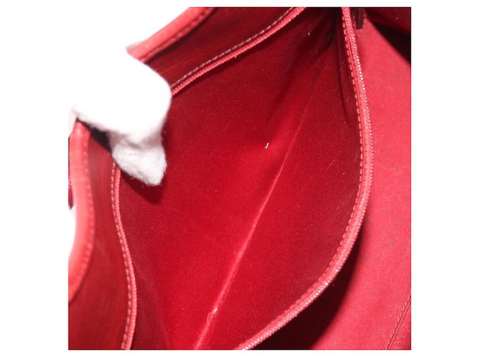 GUCCI GG Canvas Jackie Hand Bag Red Silver 01719 - vista 23