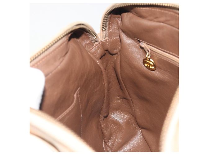 CHANEL COCO Mark Matelasse Bolso de Hombro Lamb Skin Beige Gold Tone CC - vista 20