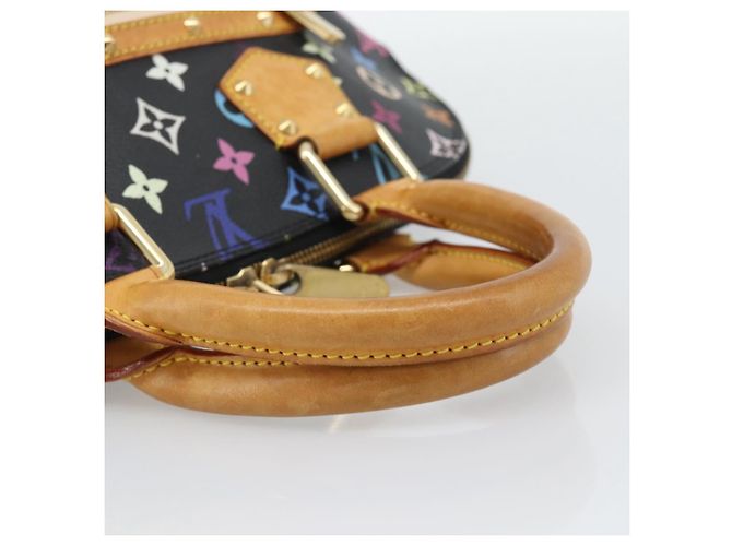 LOUIS VUITTON Monogram Multicolor Alma Hand Bag Black M92646 LV - vista 7