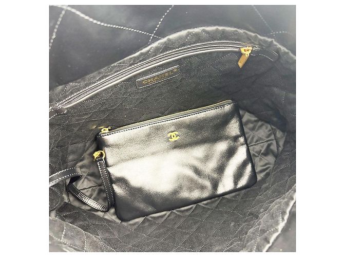 Chanel Borsa in metallo nero e oro di - vista 8