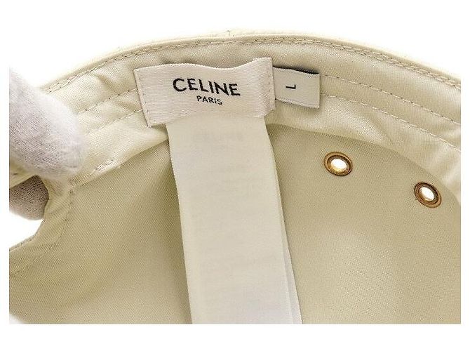Céline Cappellino Baseball Trionf da Donna in Vitello Bianco - vista 10