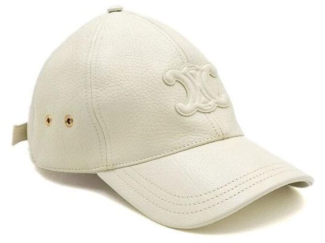 Céline Cappellino Baseball Trionf da Donna in Vitello Bianco - vista 2