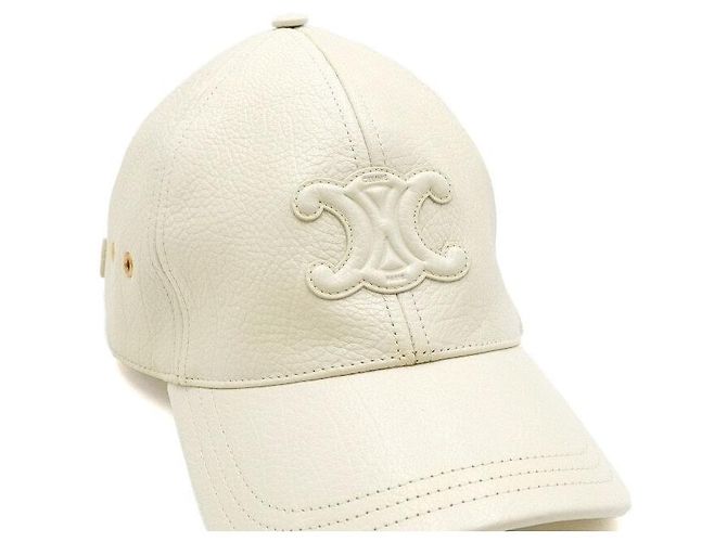 Céline Cappellino Baseball Trionf da Donna in Vitello Bianco - vista 4