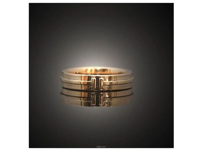 Tiffany & Co T Wide Ring 18K Roségold Pink - Ansicht 4