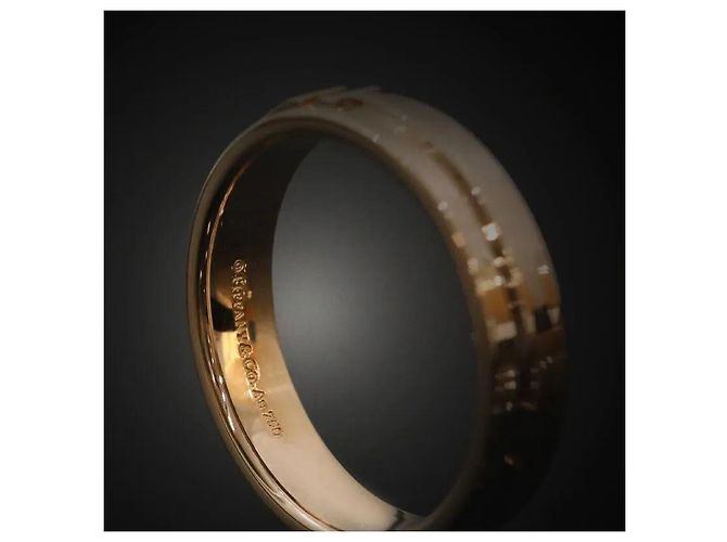 Tiffany & Co T Wide Ring 18K Roségold Pink - Ansicht 5