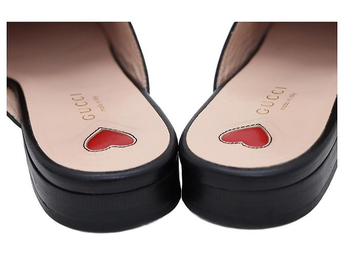 Gucci Mule Loafer da donna Prince Town con ricamo Horsesbit Nero - vista 7
