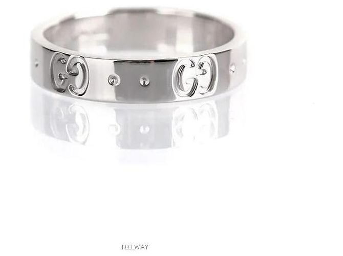 Gucci Anillo Icon Oro Blanco Talla - vista 4