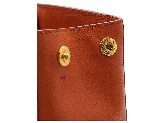 Prada Saco Tote e de Ombro Saffiano Lux Laranja - vista 10