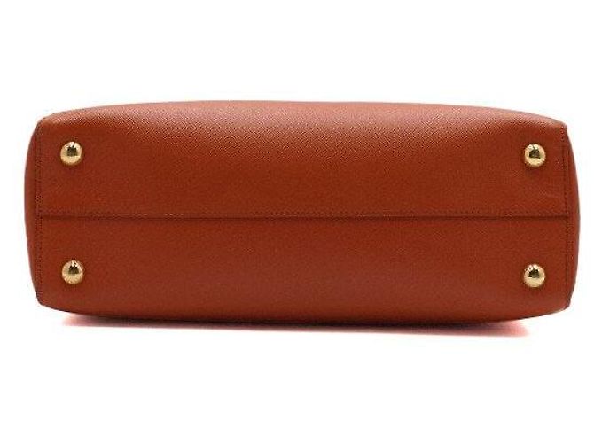 Prada Saco Tote e de Ombro Saffiano Lux Laranja - vista 7