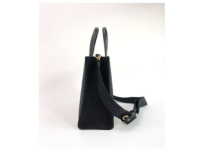 Givenchy Bolso Tote Pequeño de Lona Negro - vista 10