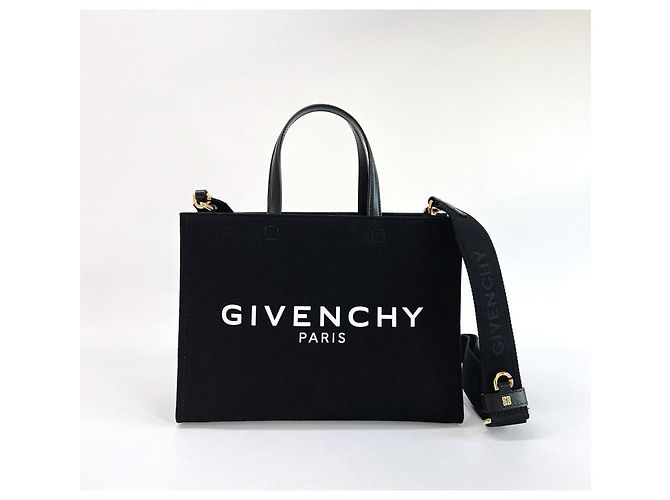 Givenchy Bolso Tote Pequeño de Lona Negro - vista 5