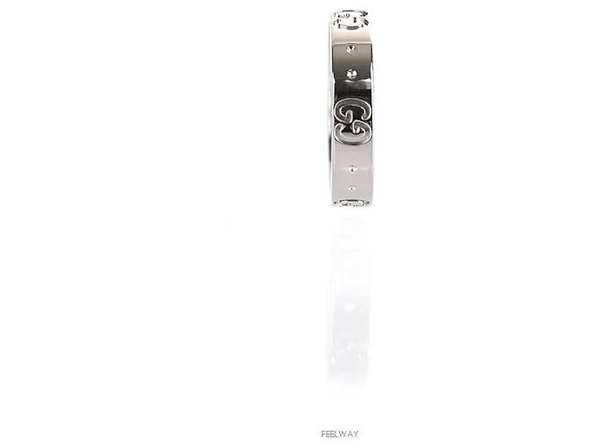 Gucci Anillo Icon Oro Blanco Talla - vista 3