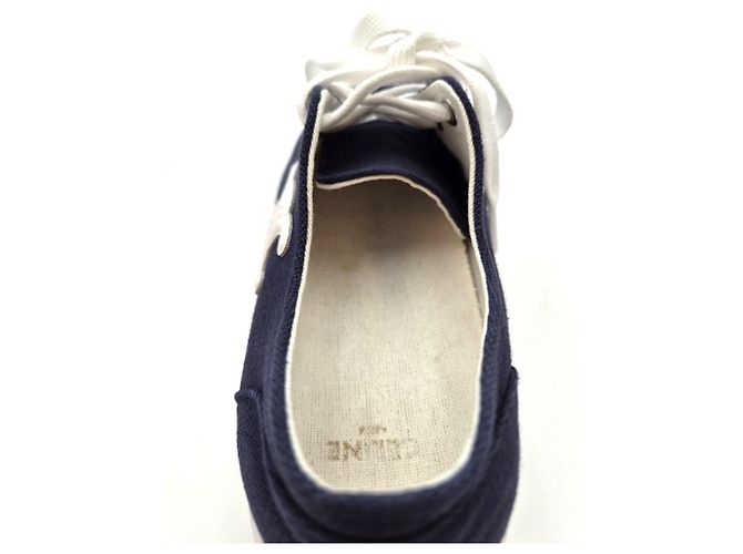 Céline Sneakers Triomphe Jane Navy Blu - vista 13