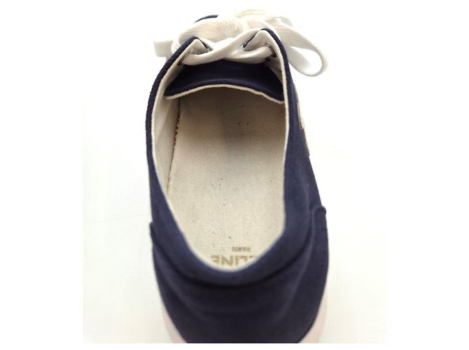 Céline Sneakers Triomphe Jane Navy Blu - vista 14