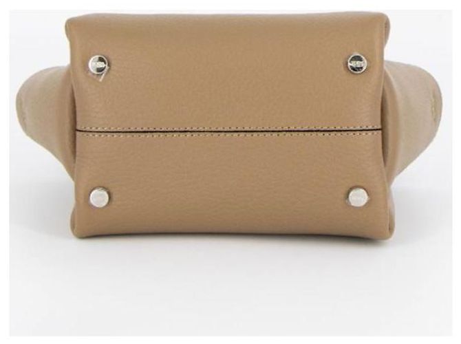 Tod's Borsa Tote Micro in Pelle Timeless Marrone - vista 6