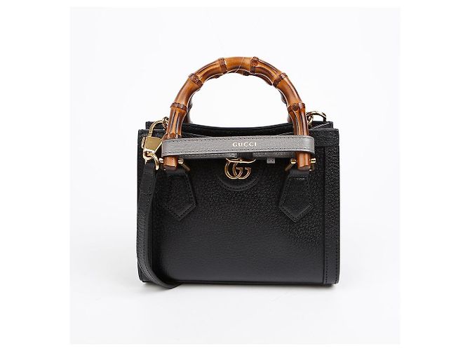 Gucci Diana Bamboo Mini Tote Bag Black Schwarz - Ansicht 2