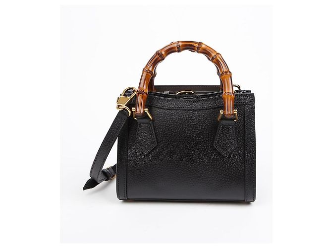 Gucci Diana Bamboo Mini Tote Bag Black Schwarz - Ansicht 4