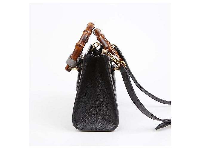 Gucci Diana Bamboo Mini Tote Bag Black Schwarz - Ansicht 5