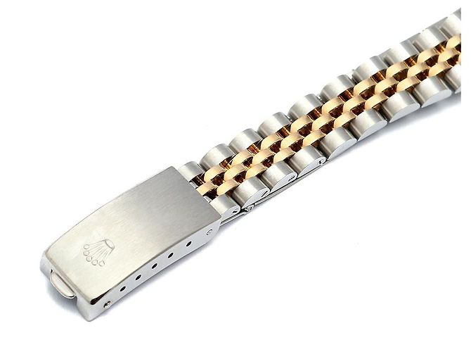 Rolex Datejust Damenuhr mit champagnerfarbenem Zifferblatt Golden - Ansicht 16