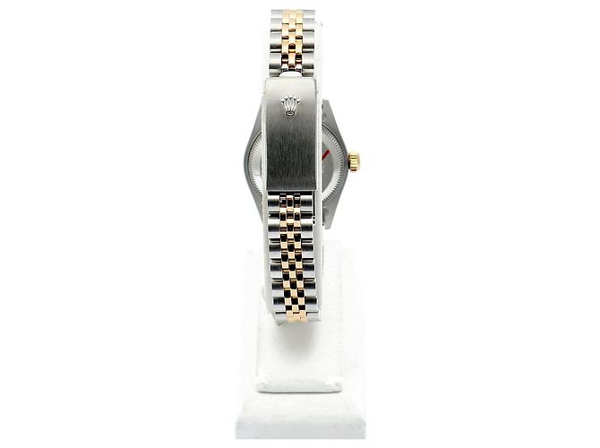 Rolex Datejust Damenuhr mit champagnerfarbenem Zifferblatt Golden - Ansicht 6