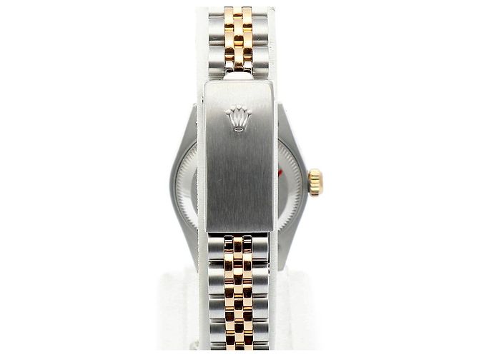 Rolex Datejust Damenuhr mit champagnerfarbenem Zifferblatt Golden - Ansicht 7