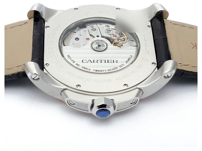 Orologio da uomo Calibre De Cartier in oro rosa combinato - vista 14