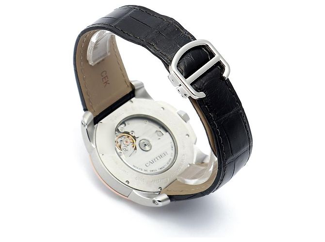 Orologio da uomo Calibre De Cartier in oro rosa combinato - vista 17
