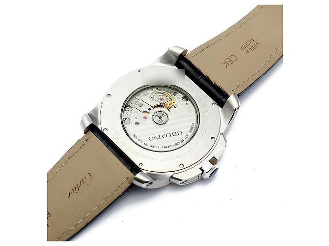 Orologio da uomo Calibre De Cartier in oro rosa combinato - vista 18