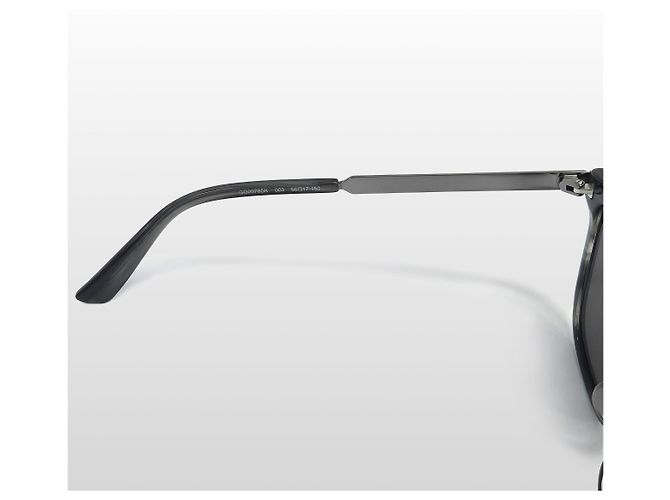 Gucci Occhiali da sole Acetate Wellington Asian Fit Black Marrone - vista 5