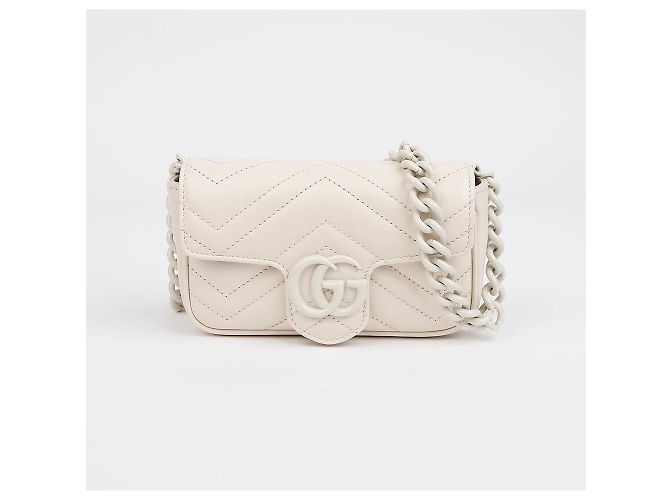 Gucci GG Marmont Gürteltasche White Weiß - Ansicht 2