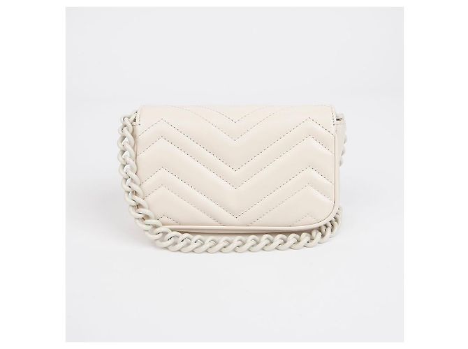 Gucci GG Marmont Gürteltasche White Weiß - Ansicht 4