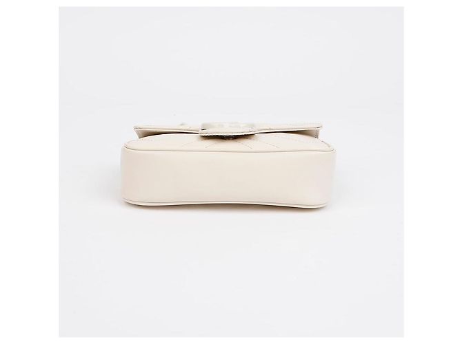 Gucci GG Marmont Gürteltasche White Weiß - Ansicht 6