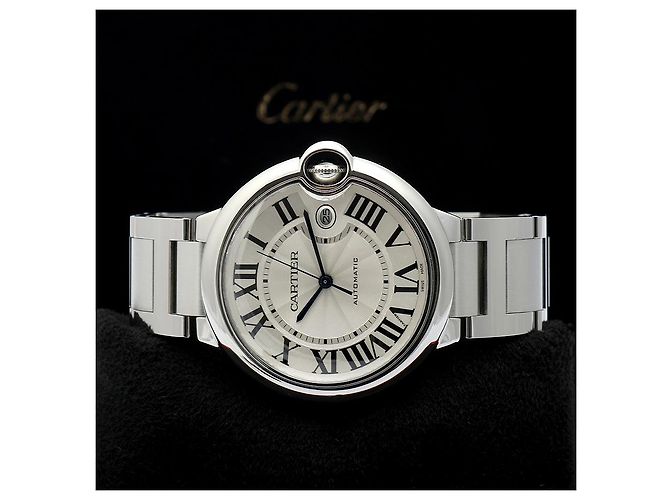 Cartier Relógio Automático de Aço para Homem Ballon Bleu com Garantia Prata - vista 2