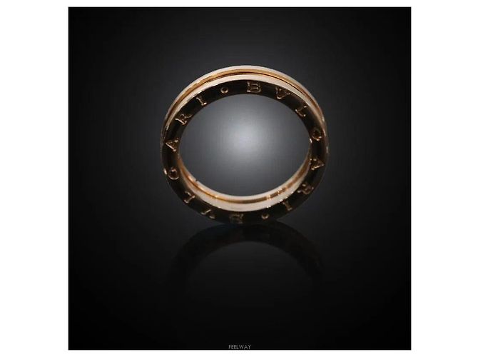 Anello Bulgari B.zero1 in Oro Rosa 18K Misura 65 - vista 2