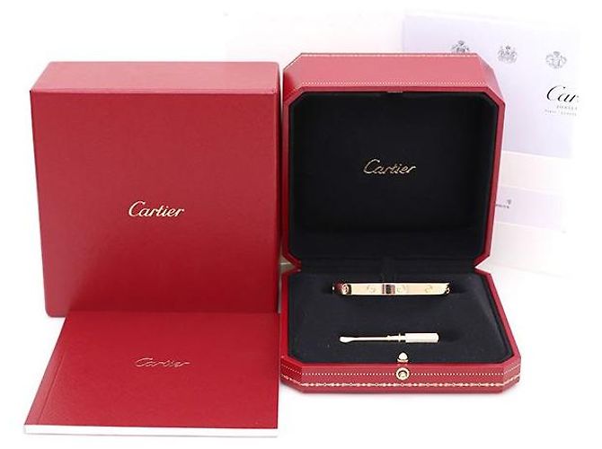 Cartier Bracciale Rigido Love in Oro Giallo - vista 6