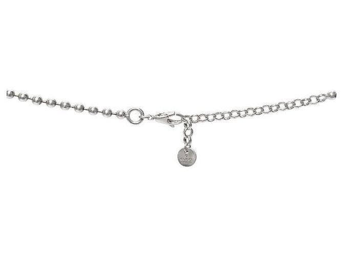 Gucci Collar Bold Interlocking Silver Plata - vista 4