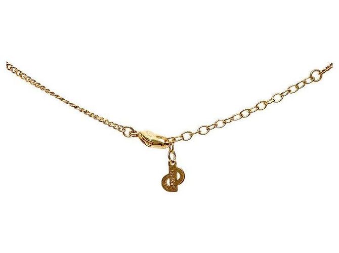 Autre Marque Cubic Round Oblique Gold Halskette Golden - Ansicht 4