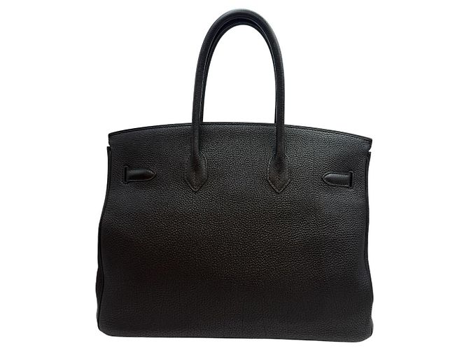 Hermès Borsa Birkin Tote Togo Black Gold Nero - vista 4