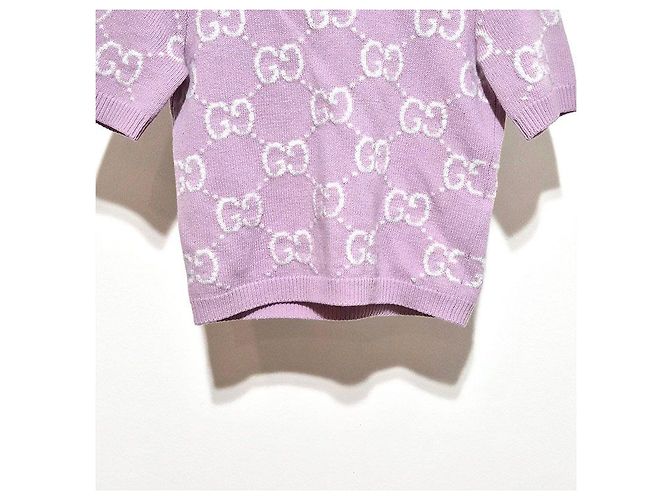 Gucci Malha de lã de manga curta Rosa - vista 5