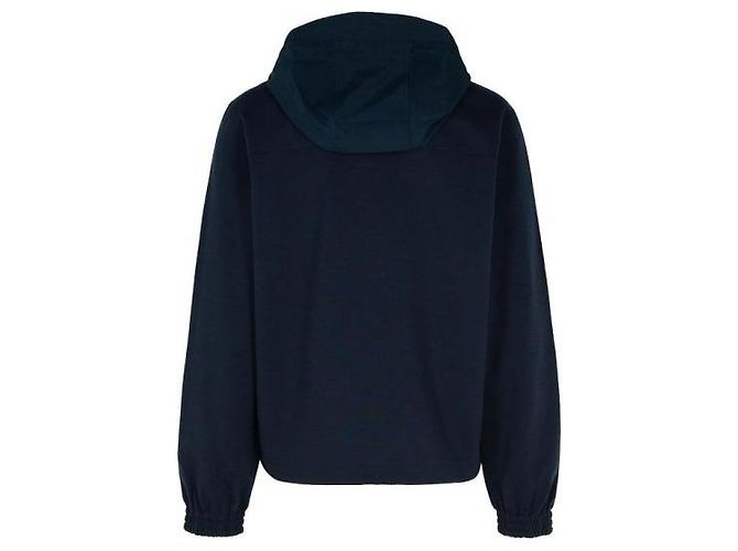 Thom Browne Ripstop und Wool Tech Milano Half-Zip Combo Hoodie Blau - Ansicht 4