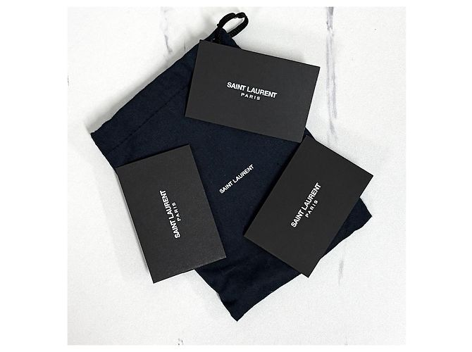 Autre Marque Monogram Compact Zipper Wallet Schwarz - Ansicht 13