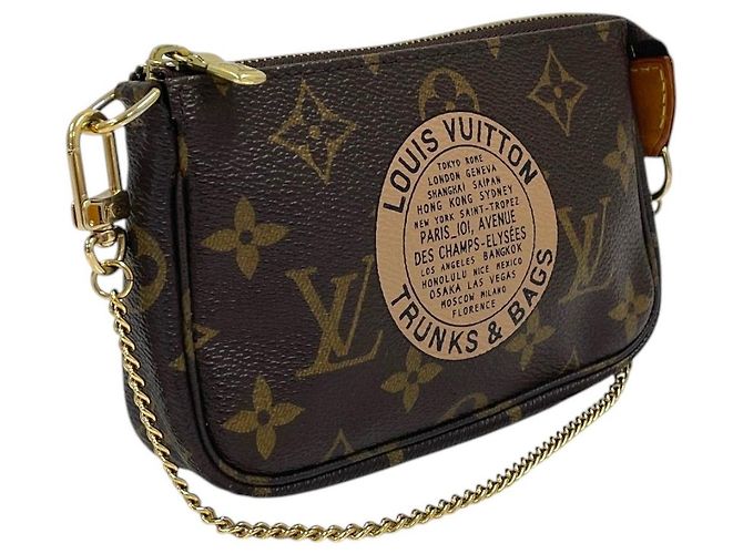Louis Vuitton Monogram Mini Pochette Accessoires mit Kette Mehrfarben - Ansicht 2