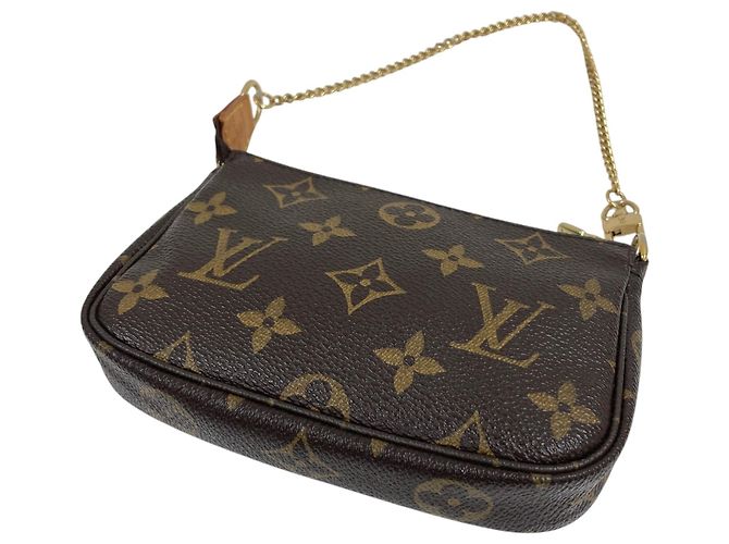 Louis Vuitton Monogram Mini Pochette Accessoires mit Kette Mehrfarben - Ansicht 6