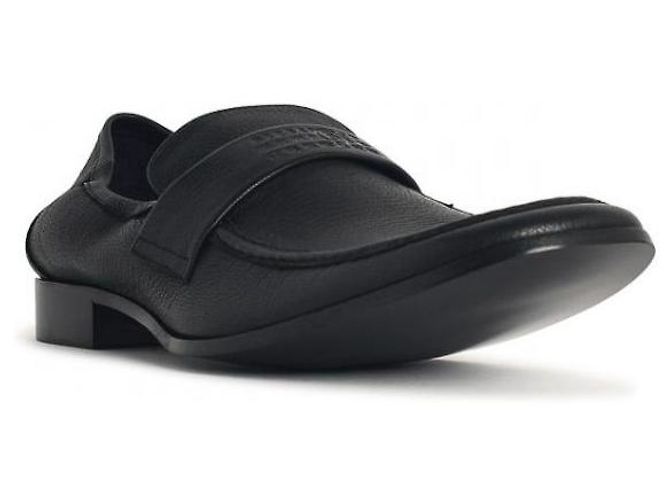 Maison Martin Margiela Mocassini in pelle con punta arrotondata Nero - vista 4